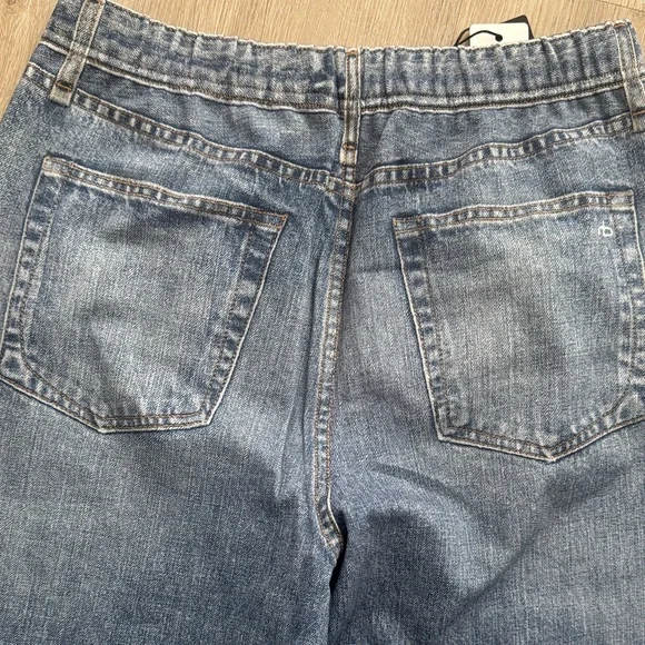 NWT rag & bone Wide Leg Blue Jeans - Picture 4 of 4